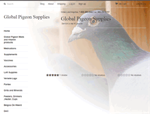 Tablet Screenshot of globalpigeonsupplies.com